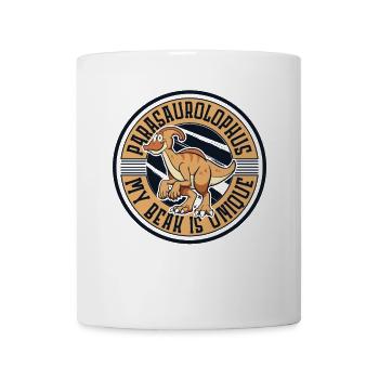 My Beak Is Unique Parasaurolophini Dinosaur - Mug - white - Front
