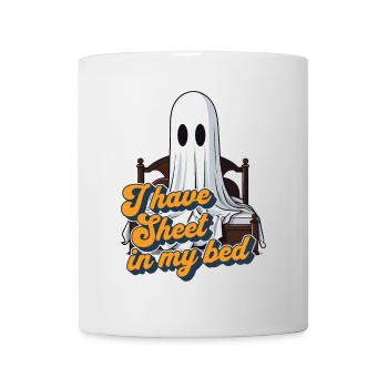 Halloween Sheet In Bed Funny Saying - Mug - white - Front