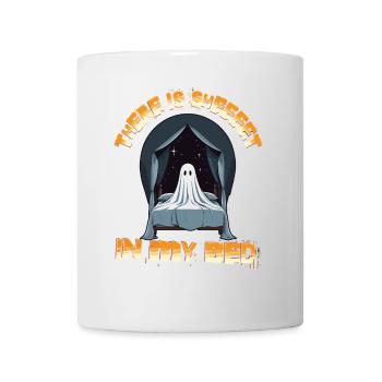 Halloween Ghost Humor in Bed - Mug - white - Front