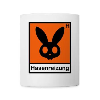Hasenreizung - Tasse - Weiß - Vorne