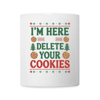 I'm here to delete your cookies Christmas Programm - Mug - white - Front