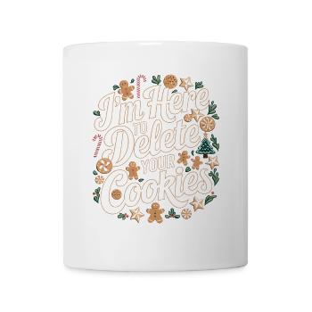 I'm here to delete your cookies Christmas Programm - Mug - white - Front