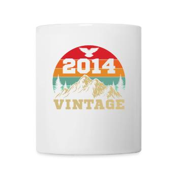 2014 Vintage Retro Birthday Gift - Mug - white - Front