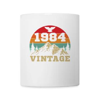 1984 Vintage Retro Geburtstagsgeschenk - Tasse - Weiß - Vorne