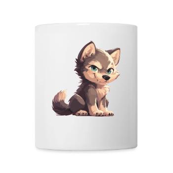 Wölfe Wolf - Tasse - Weiß - Vorne