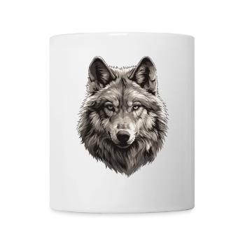 Wölfe Wolf - Tasse - Weiß - Vorne