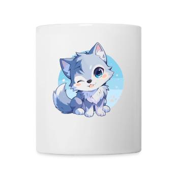 Wölfe Wolf - Tasse - Weiß - Vorne