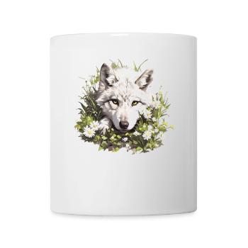 Wölfe Wolf - Tasse - Weiß - Vorne