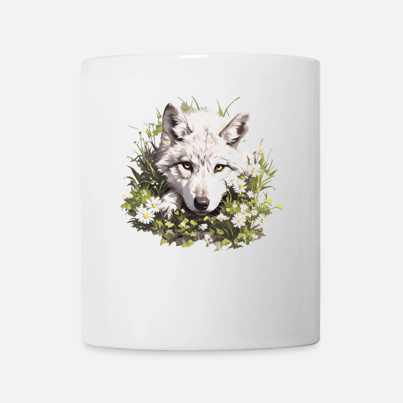 Loups Loup - Mug blanc - blanc