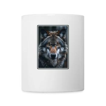 Wölfe Wolf - Tasse - Weiß - Vorne
