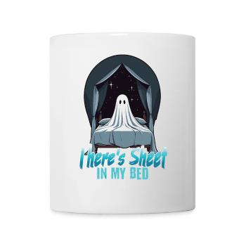 Halloween Sheet In Bed Funny Saying - Mug - white - Front