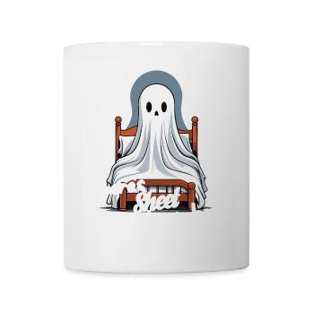 Halloween Sheet In Bed Funny Saying - Mug - white - Front