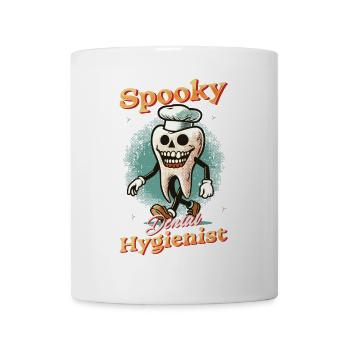 Spooky Zahnhygieniker Halloween Spaß - Tasse - Weiß - Vorne