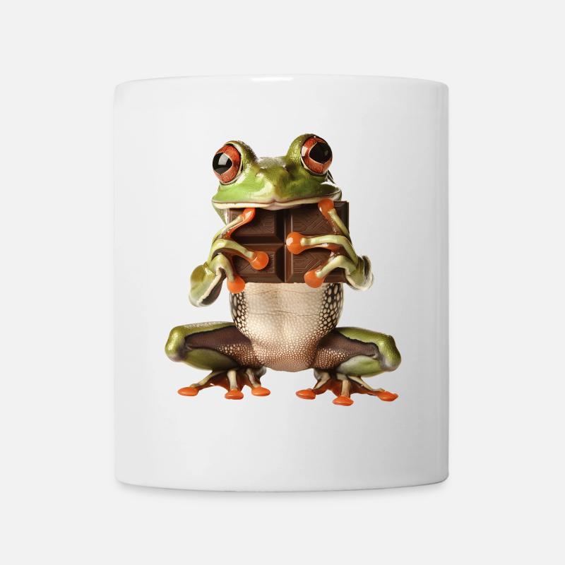 Frosch - Tasse - Weiß