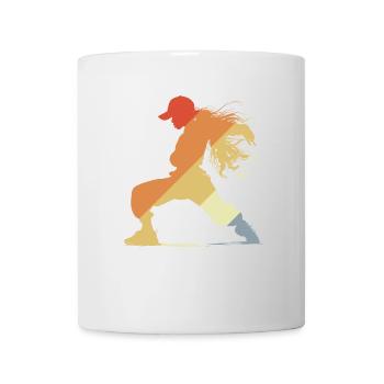 Vintage B-Girl - Tasse - Weiß - Vorne
