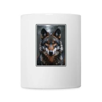 Wölfe Wolf - Tasse - Weiß - Vorne