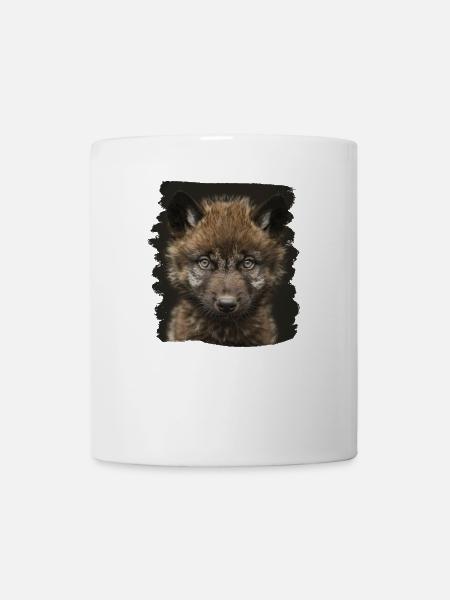 Wölfe Wolf - Tasse - Weiß
