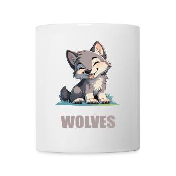 Wölfe Wolf - Tasse - Weiß - Vorne