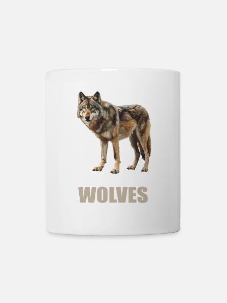 Loups Loup - Mug blanc - blanc