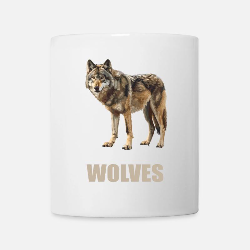 Loups Loup - Mug blanc - blanc