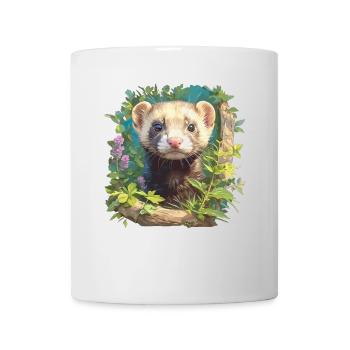 Ferret Frettchen - Tasse - Weiß - Vorne