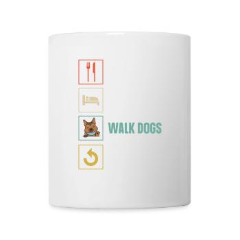 Dog Walker Professional Pet Sitter Dog Walking - Mug - white - Front