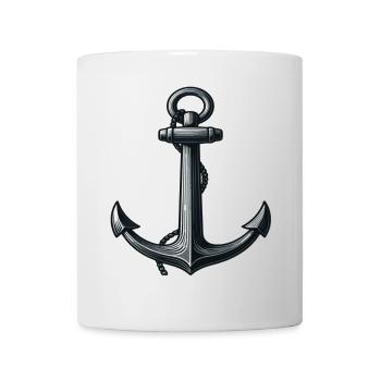 Maritime anchor design for adventurers - Mug - white - Front