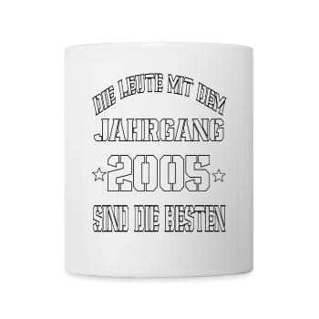 Die Leute mit dem Jahrgang 2005 - Tasse - Weiß - Vorne