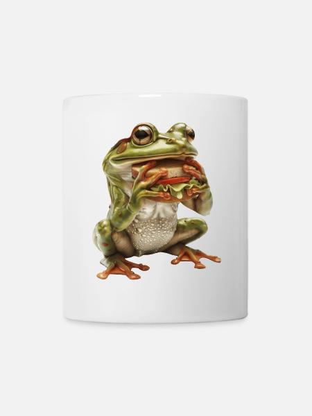 Frosch - Tasse - Weiß