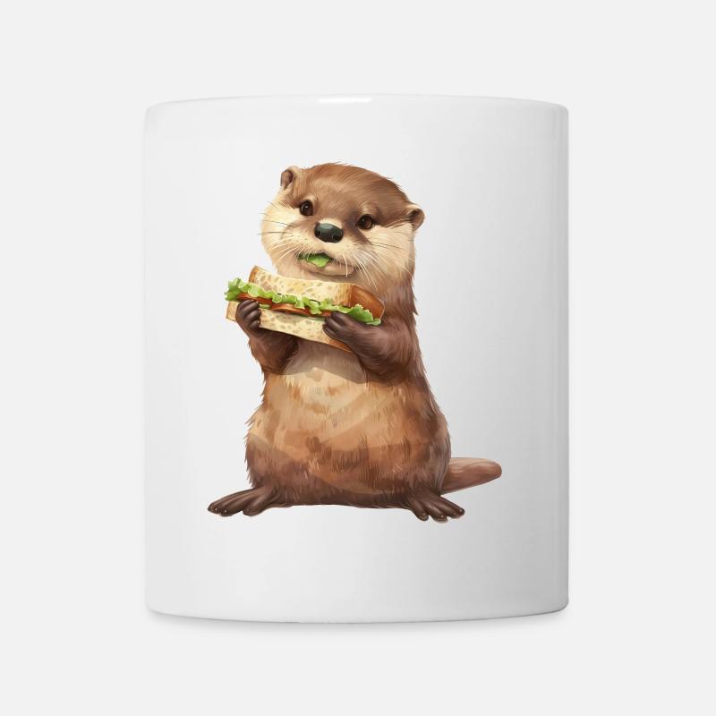 Otter - Tasse - Weiß