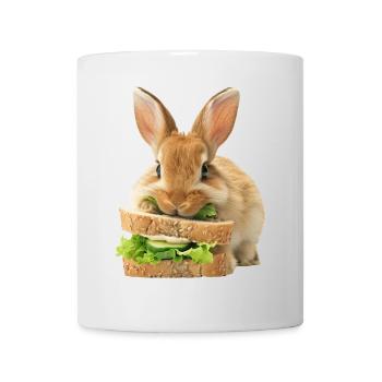 Kaninchen - Tasse - Weiß - Vorne