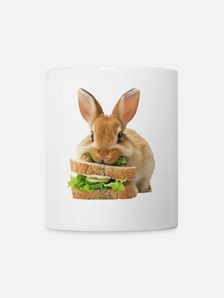 Kaninchen - Tasse - Weiß