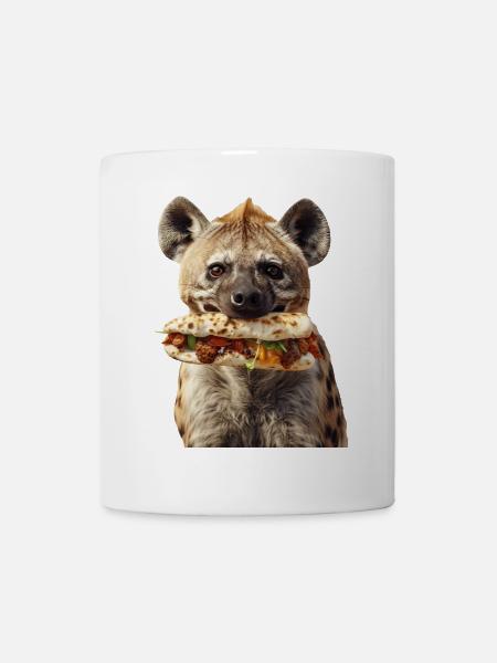 Hyäne - Tasse - Weiß