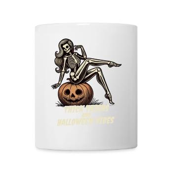 Funny Halloween Thick Thighs Vibes - Mug - white - Front