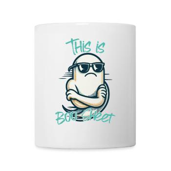 Funny Halloween: Ghost Boo Sheet - Mug - white - Front