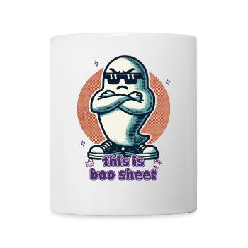 Funny Halloween Ghost Boo Sheet - Mug - white - Front