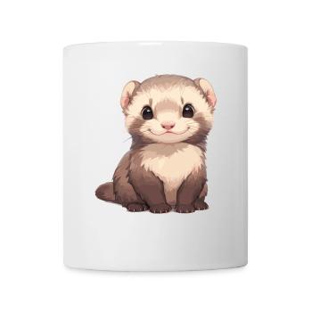 Ferret Frettchen - Tasse - Weiß - Vorne