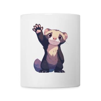 Ferret Frettchen - Tasse - Weiß - Vorne