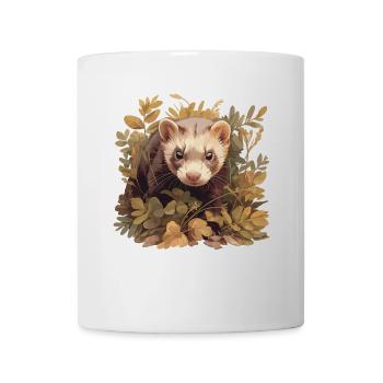 Ferret Frettchen - Tasse - Weiß - Vorne