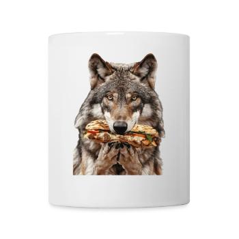 Wolf - Tasse - Weiß - Vorne