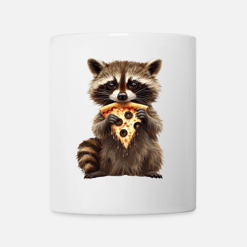 Waschbär - Tasse - Weiß