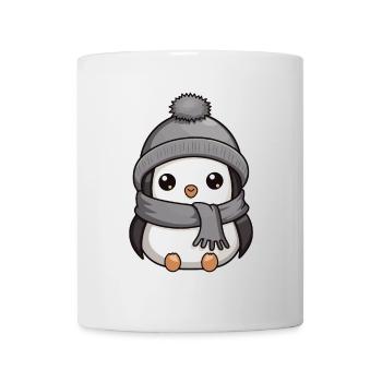 Penguin Winter Animal Baby Comic - Mug - white - Front