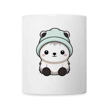 Polar Bear Winter Polar Bear Baby Comic - Mug - white - Front