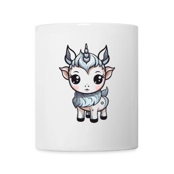 Unicorn Winter Animal Baby Comic - Mug - white - Front