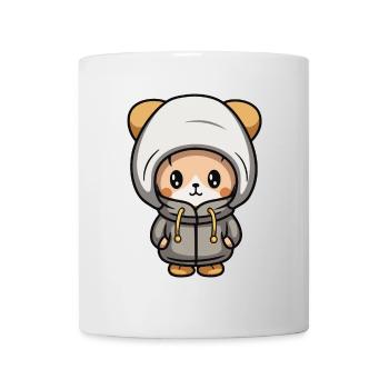 Mouse Winter Animal Baby Comic - Mug - white - Front
