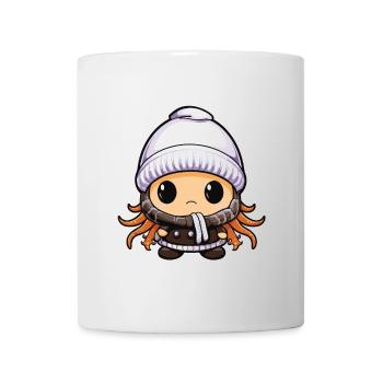 Octopus Winter Animal Baby Comic - Mug - white - Front