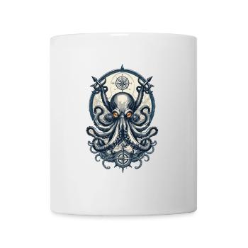 Octopus Sea Monster Hobby Pêcheur Marin - Mug blanc - blanc - Devant