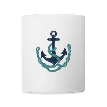 Ancre Vintage Design Hobby Pêcheur Marin - Mug blanc - blanc - Devant