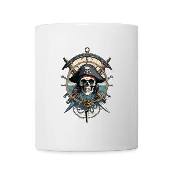 Pirate Flags Skull Jolly Roger Pirate Costume - Mug - white - Front