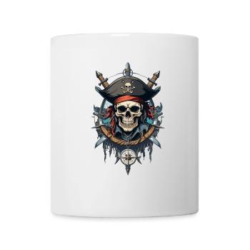 Pirate Flags Skull Jolly Roger Pirate Costume - Mug - white - Front